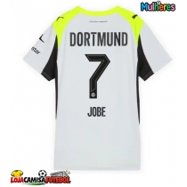 Camisa de Futebol Borussia Dortmund Jobe Bellingham #7 Equipamento Secundário Mulheres 2025-26 Manga Curta